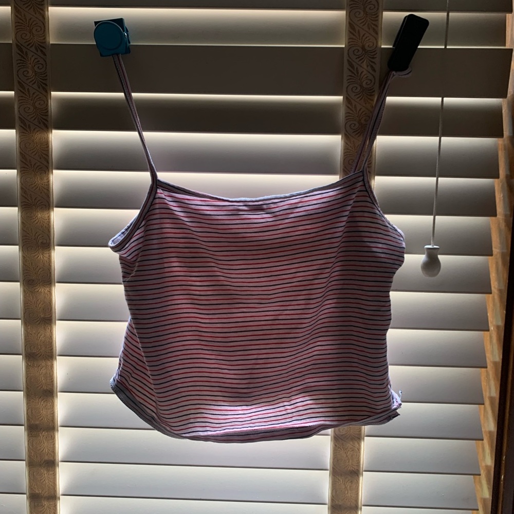 Striped brandy Melville crop top